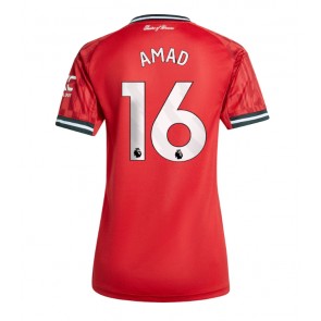 Manchester United Amad Diallo #16 Primera Equipación Mujer 2025-26 Manga Corta
